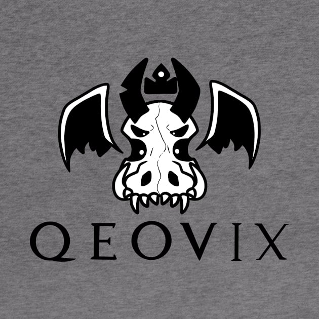 Qeovix logo White by PurplefloofStore